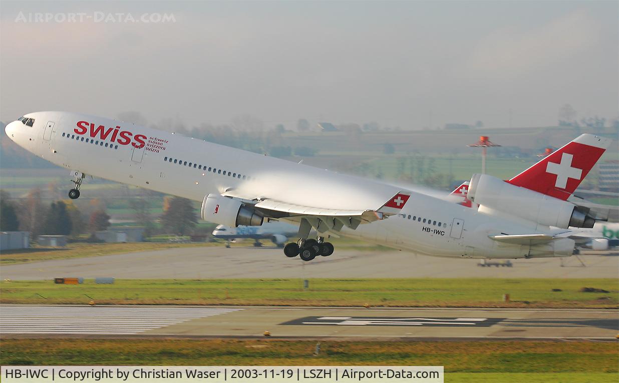 HB-IWC, 1991 McDonnell Douglas MD-11 C/N 48445, Swiss