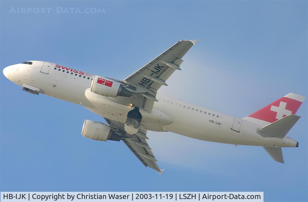 HB-IJK, 1996 Airbus A320-214 C/N 596, Swiss