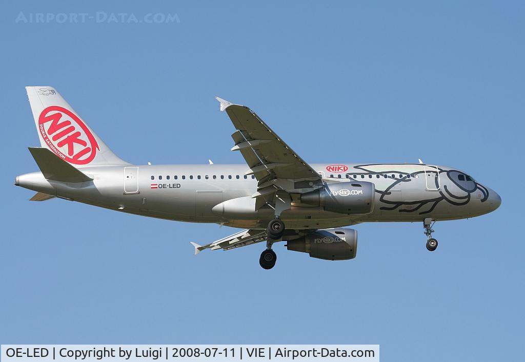 OE-LED, 2008 Airbus A319-112 C/N 3407, Niki