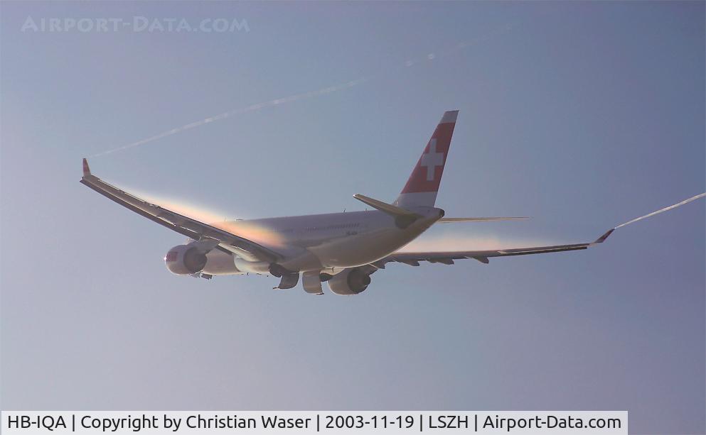 HB-IQA, 1998 Airbus A330-223 C/N 229, Swiss