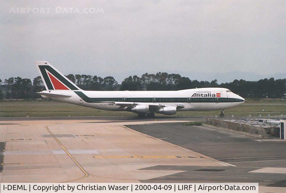 I-DEML, 1981 Boeing 747-243B C/N 22511, Alitalia