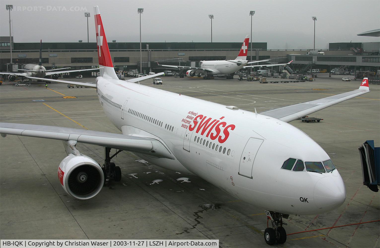 HB-IQK, 1999 Airbus A330-223 C/N 299, Swiss