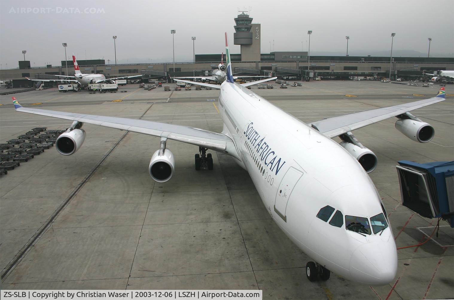 ZS-SLB, 1993 Airbus A340-211 C/N 011, South African