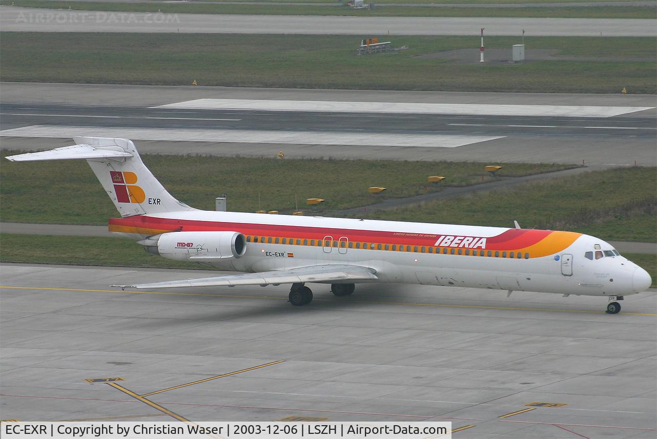 EC-EXR, 1990 McDonnell Douglas MD-87 (DC-9-87) C/N 49834, Iberia