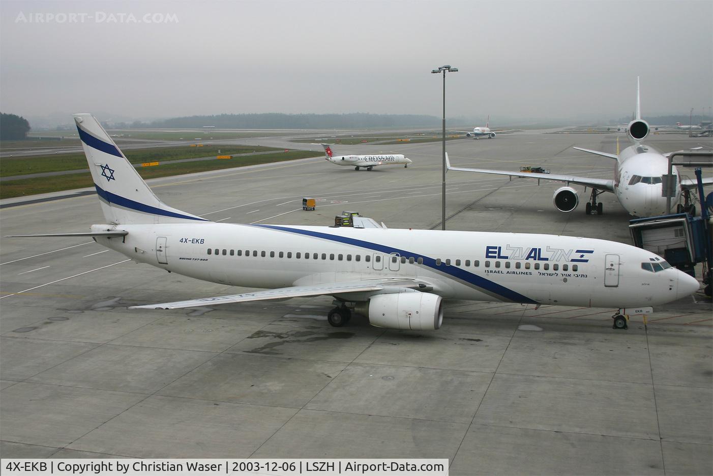 4X-EKB, 1999 Boeing 737-858 C/N 29958, EL-AL