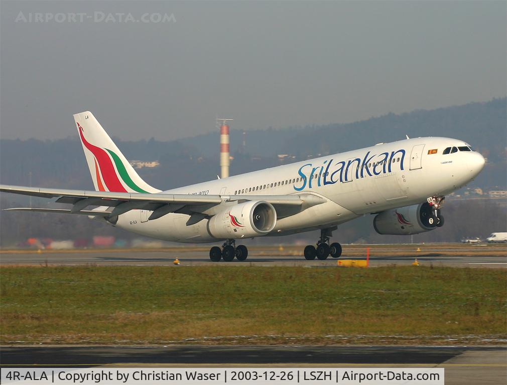 4R-ALA, 1999 Airbus A330-243 C/N 303, SriLankan