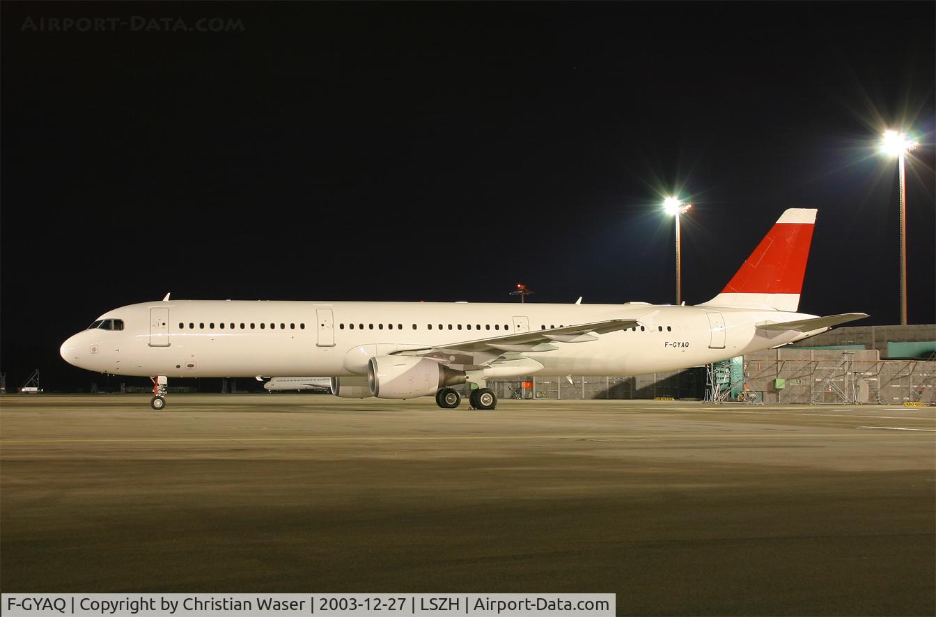 F-GYAQ, 1996 Airbus A321-211 C/N 827, untitled