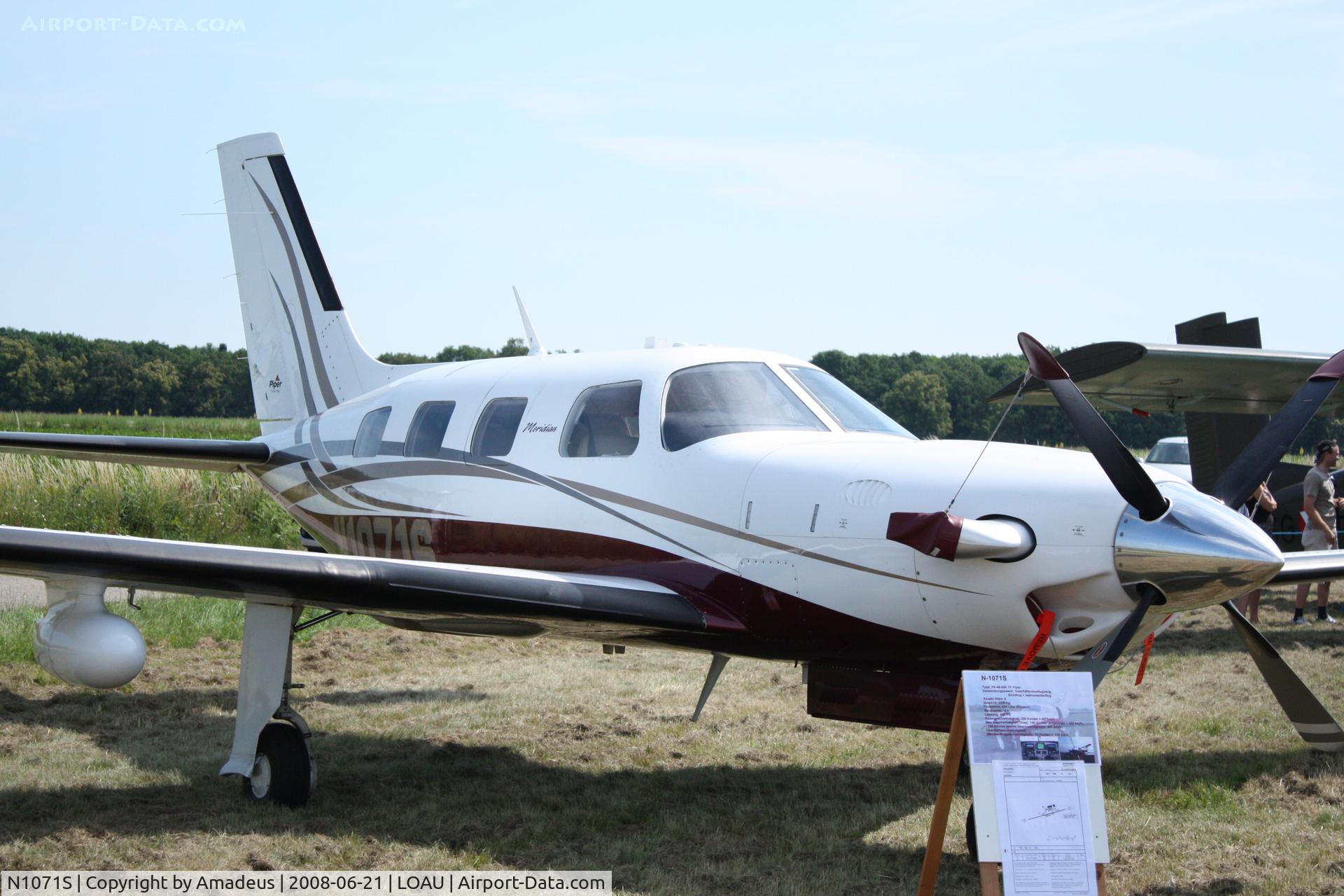 N1071S, Piper PA-46-500TP Malibu Meridian C/N 4697298, Piper PA46 @ Flugplatzfest Stockerau