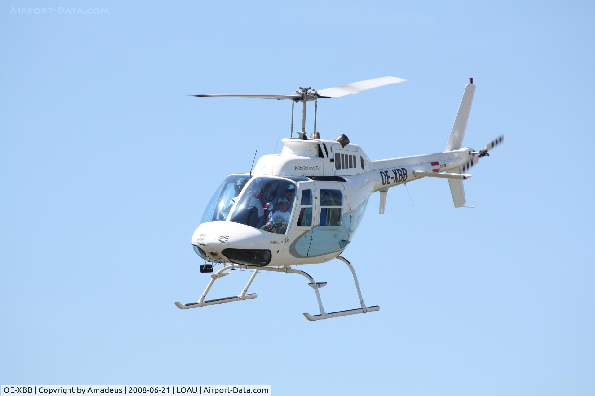 OE-XBB, Agusta AB-206B JetRanger III C/N 8604, AB 206 @ Flugplatzfest Stockerau