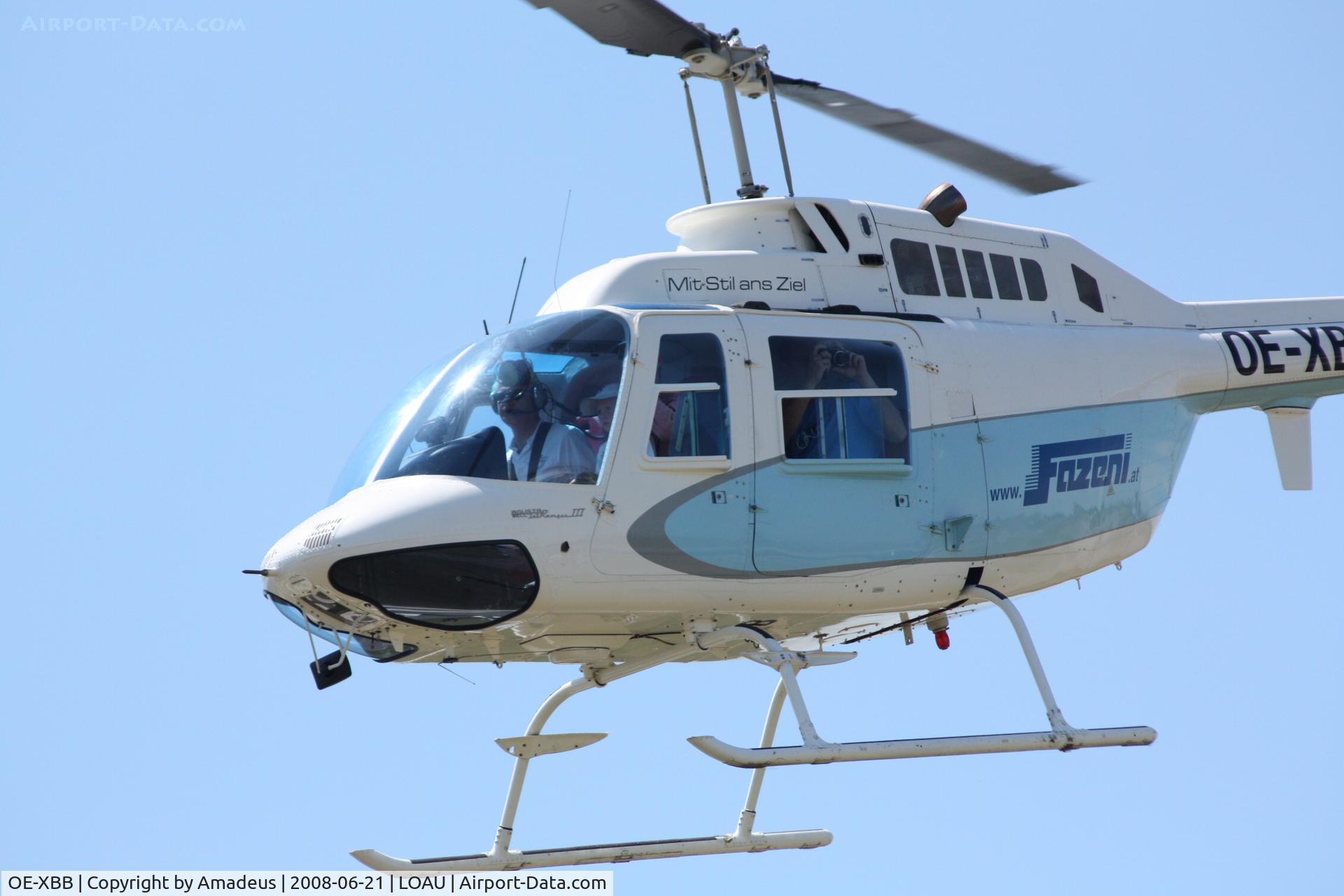 OE-XBB, Agusta AB-206B JetRanger III C/N 8604, AB 206 @ Flugplatzfest Stockerau