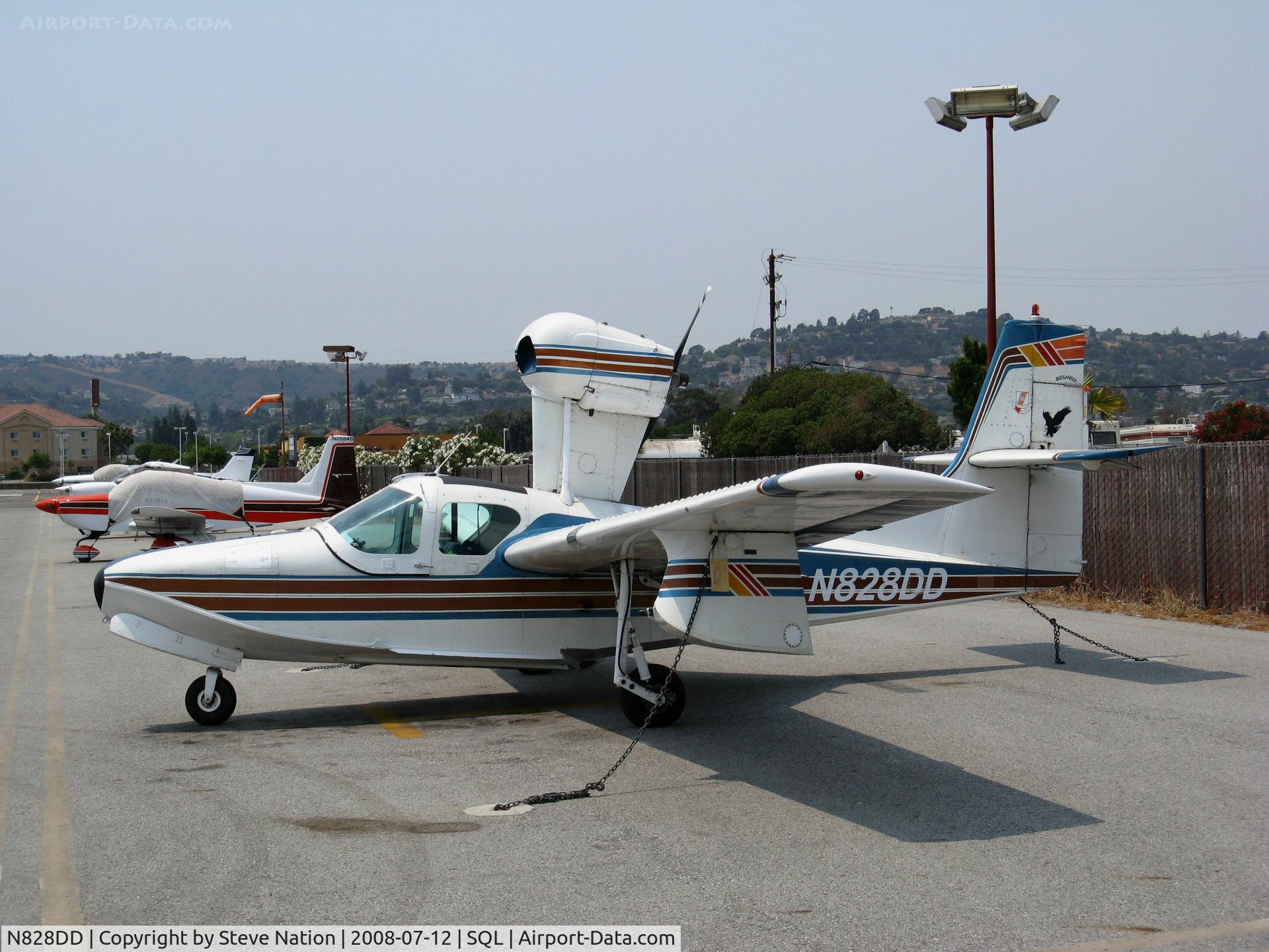 N828DD, 1977 Consolidated Aeronautics Inc. Lake LA-4-200 C/N 828, 1977 Consolidated Aeronautics Inc. LAKE LA-4-200 in smoky conditions @ San Carlos, CA