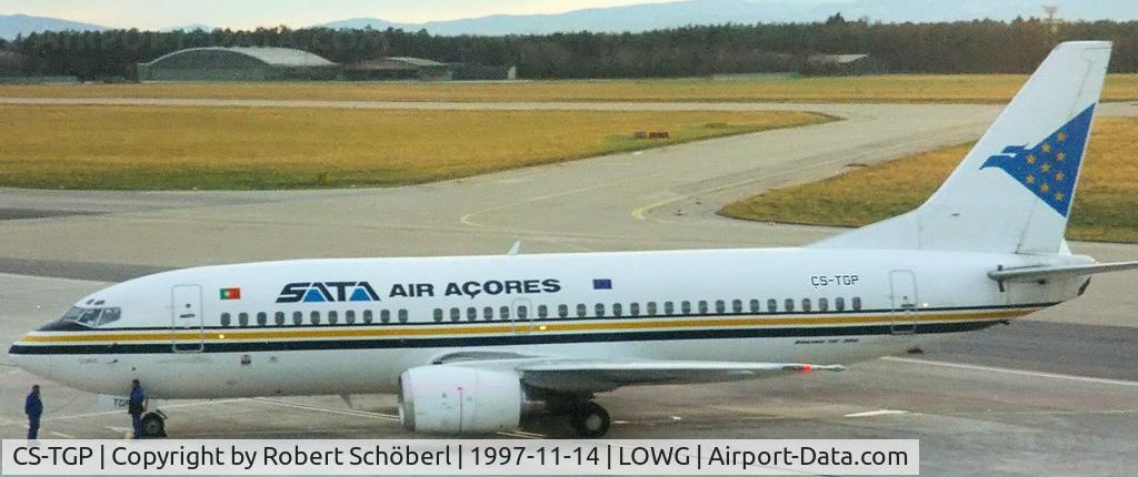 CS-TGP, 1988 Boeing 737-3Q8(QC) C/N 24131, Weekly charter to Madeira