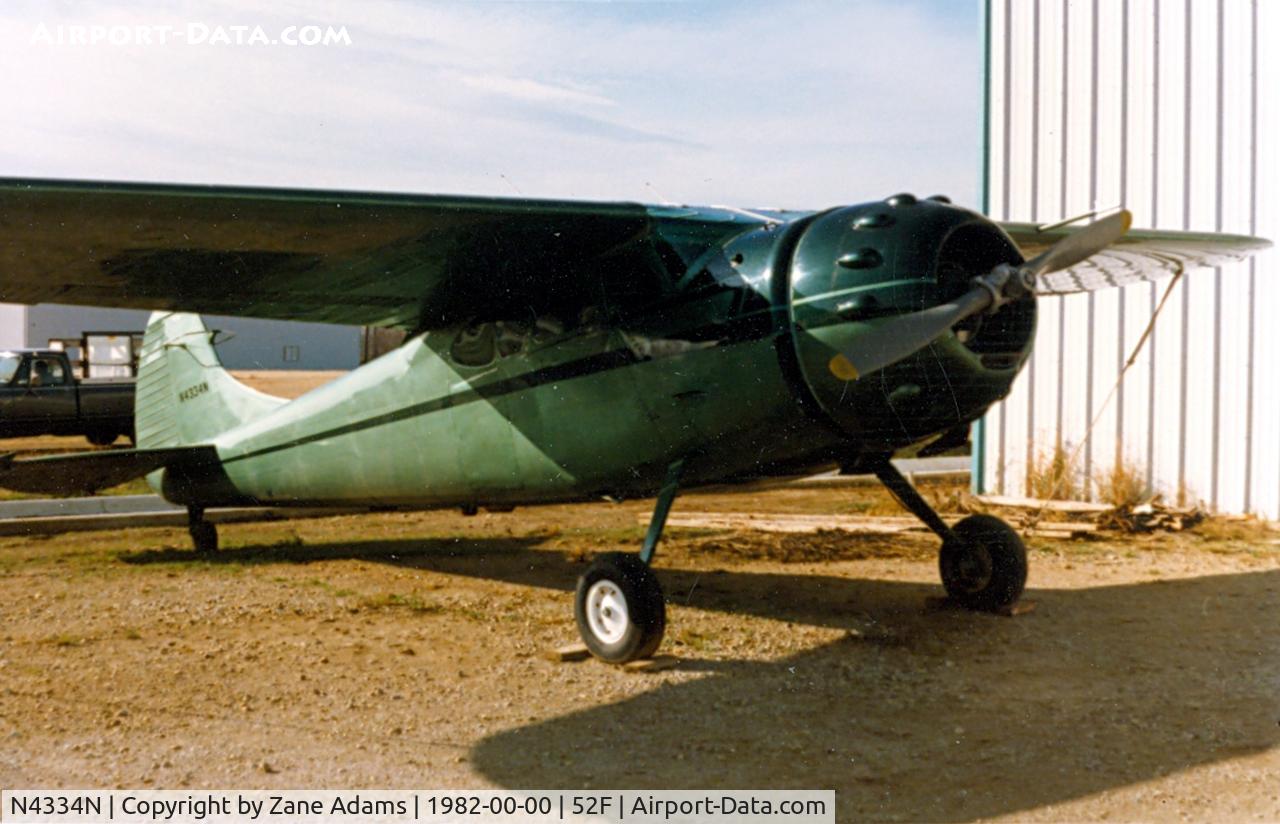 N4334N, 1947 Cessna 195 C/N 7075, At Aero Valley (Northwest Regional)