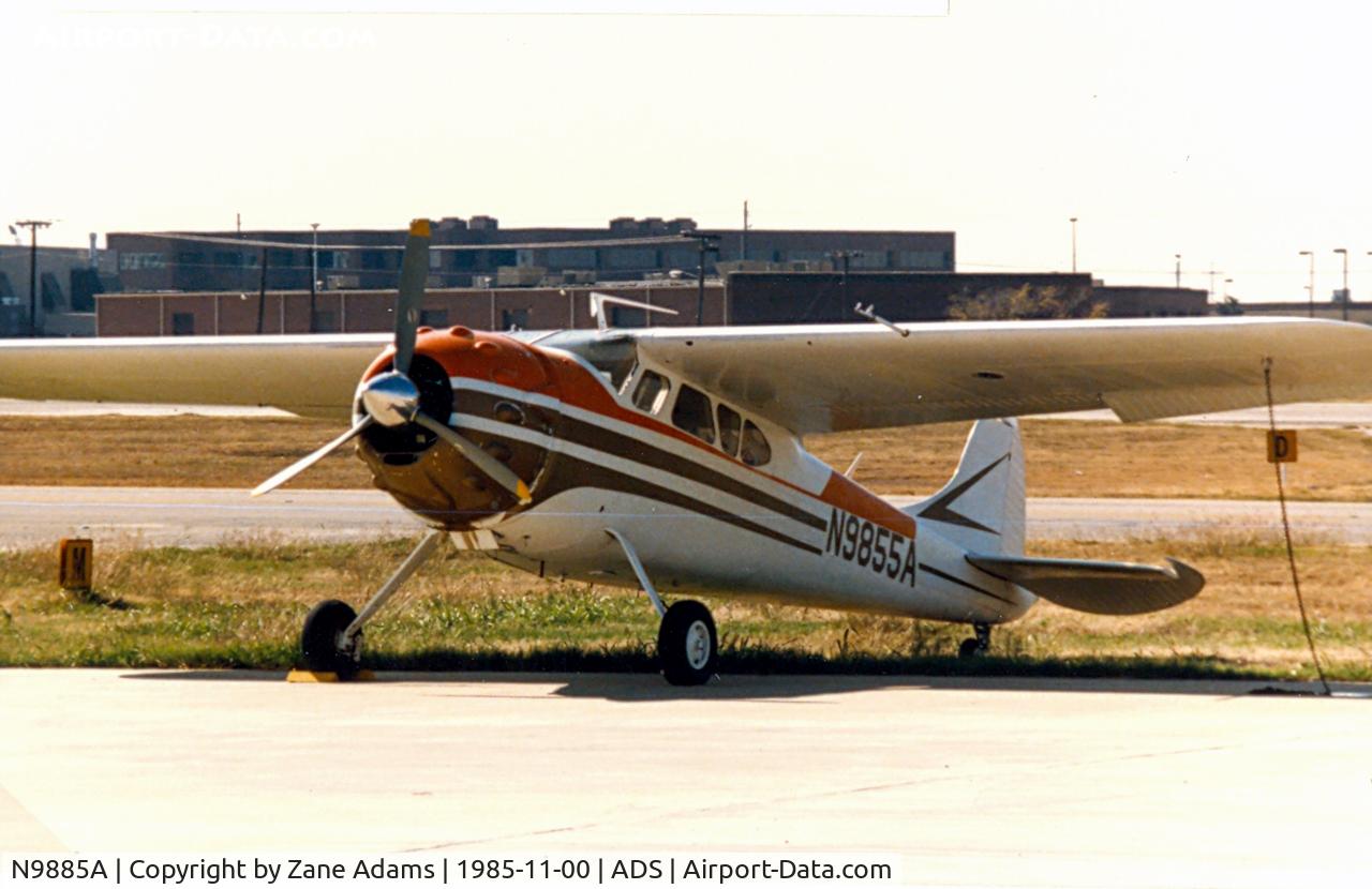 N9885A, 1950 Cessna 195B Businessliner C/N 7638, At Dallas Addison