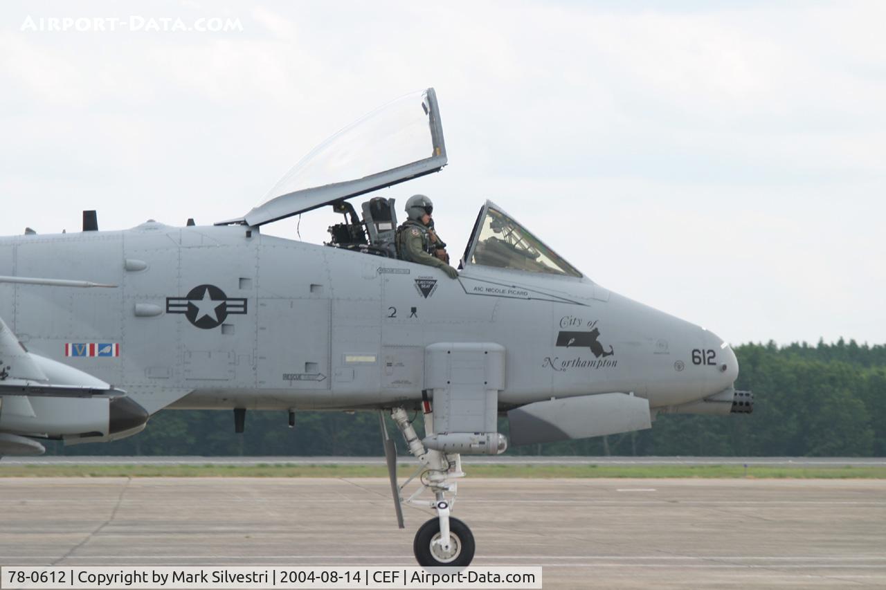 78-0612, 1978 Fairchild Republic A-10A Thunderbolt II C/N A10-0232, Westover ARB 2004