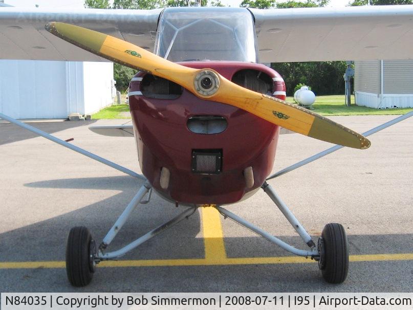 N84035, 1946 Aeronca 7AC Champion C/N 7AC-2722, Nice Champ on the ramp in Kenton, OH