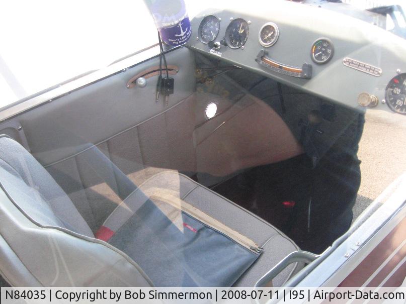 N84035, 1946 Aeronca 7AC Champion C/N 7AC-2722, Simple office environment.  Nice Champ on the ramp in Kenton, OH