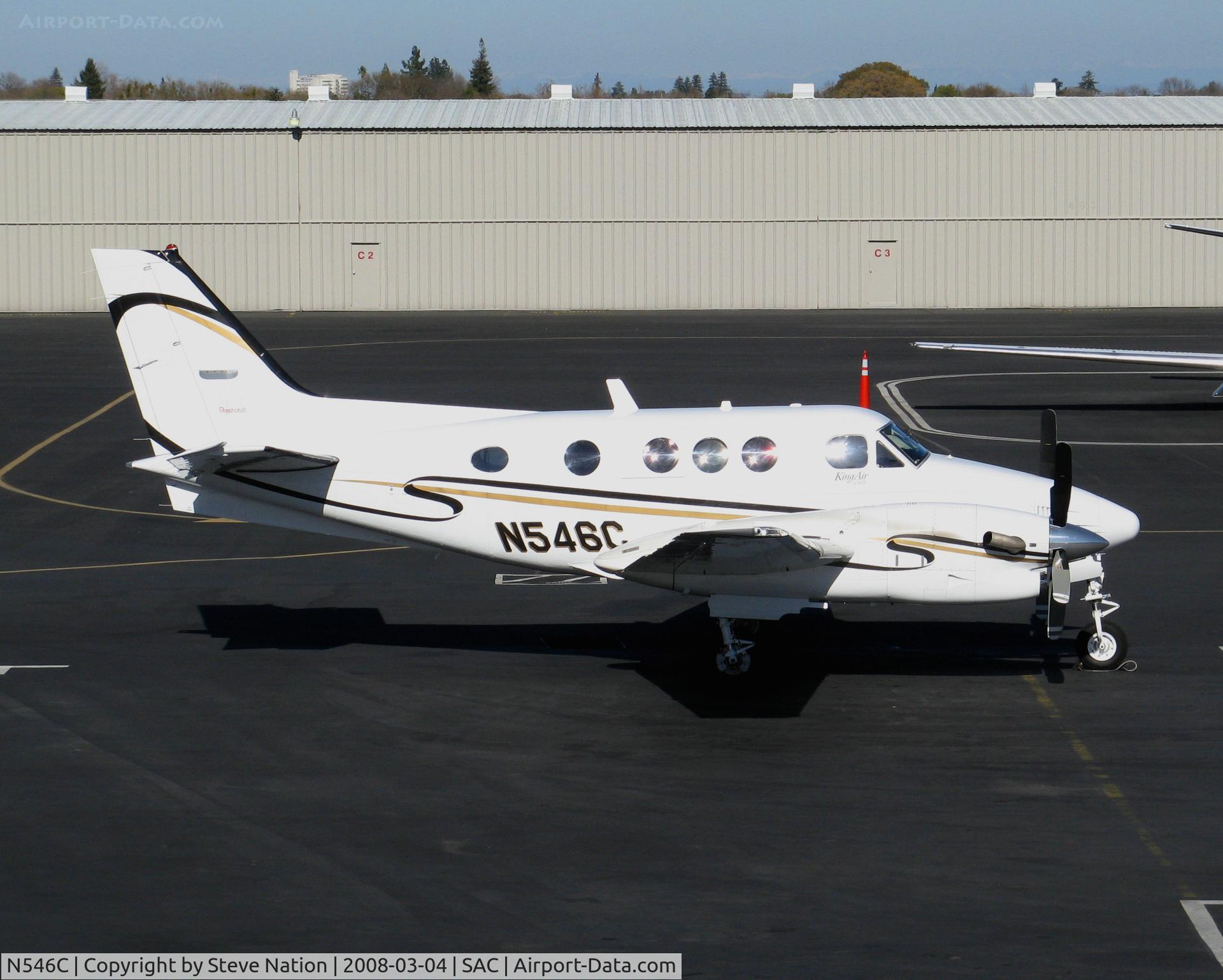 N546C, Raytheon Aircraft Company C90A C/N LJ-1723, Visalia, CA Cencoast Partners Raytheon C90A King Air @ Sacramento Executive Airport, CA 
