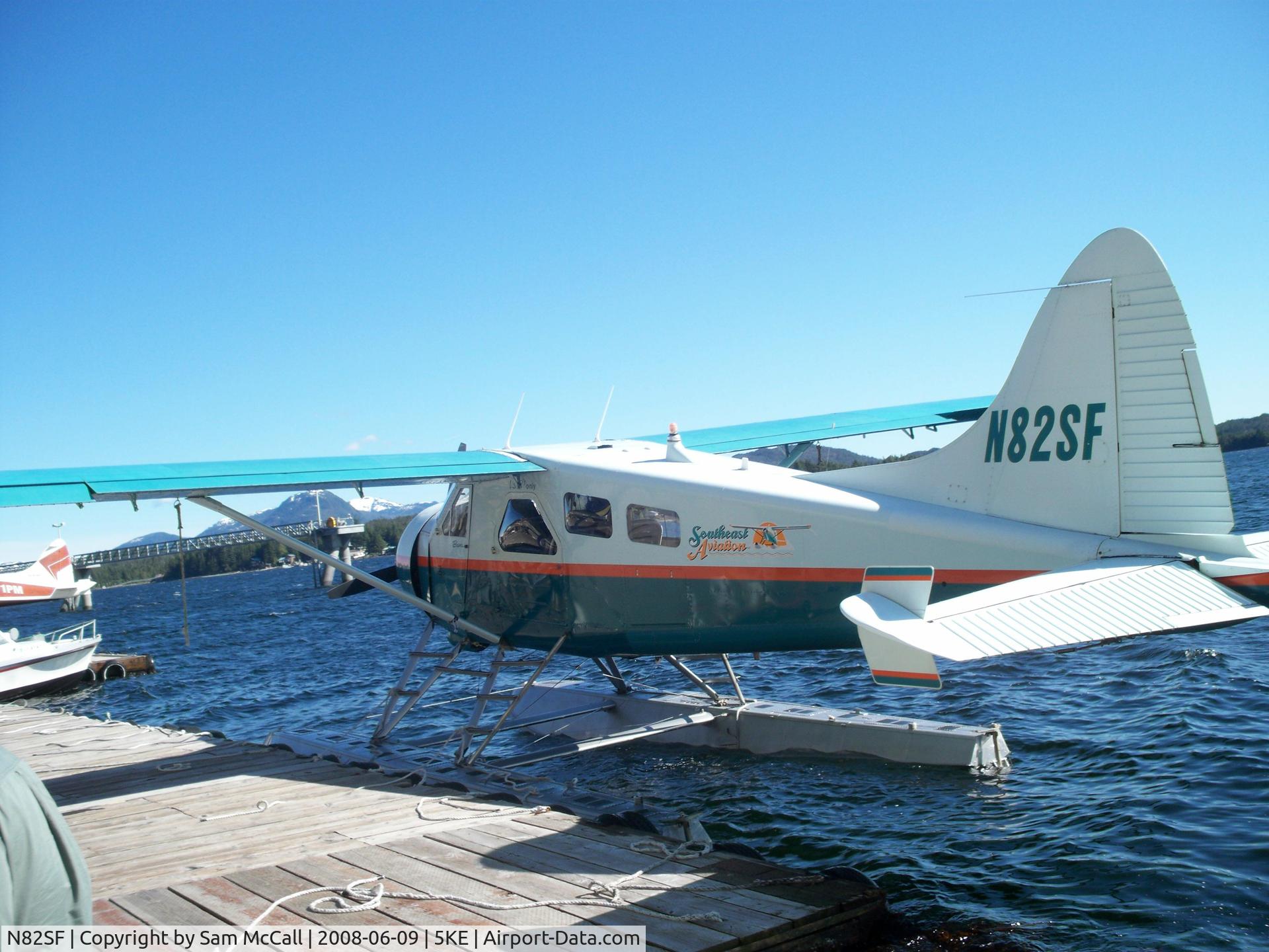N82SF, 1955 De Havilland Canada Beaver DHC-2 C/N 839, NS82SF June 9, 2008 Our HoneyMoon Ketichkan AK.