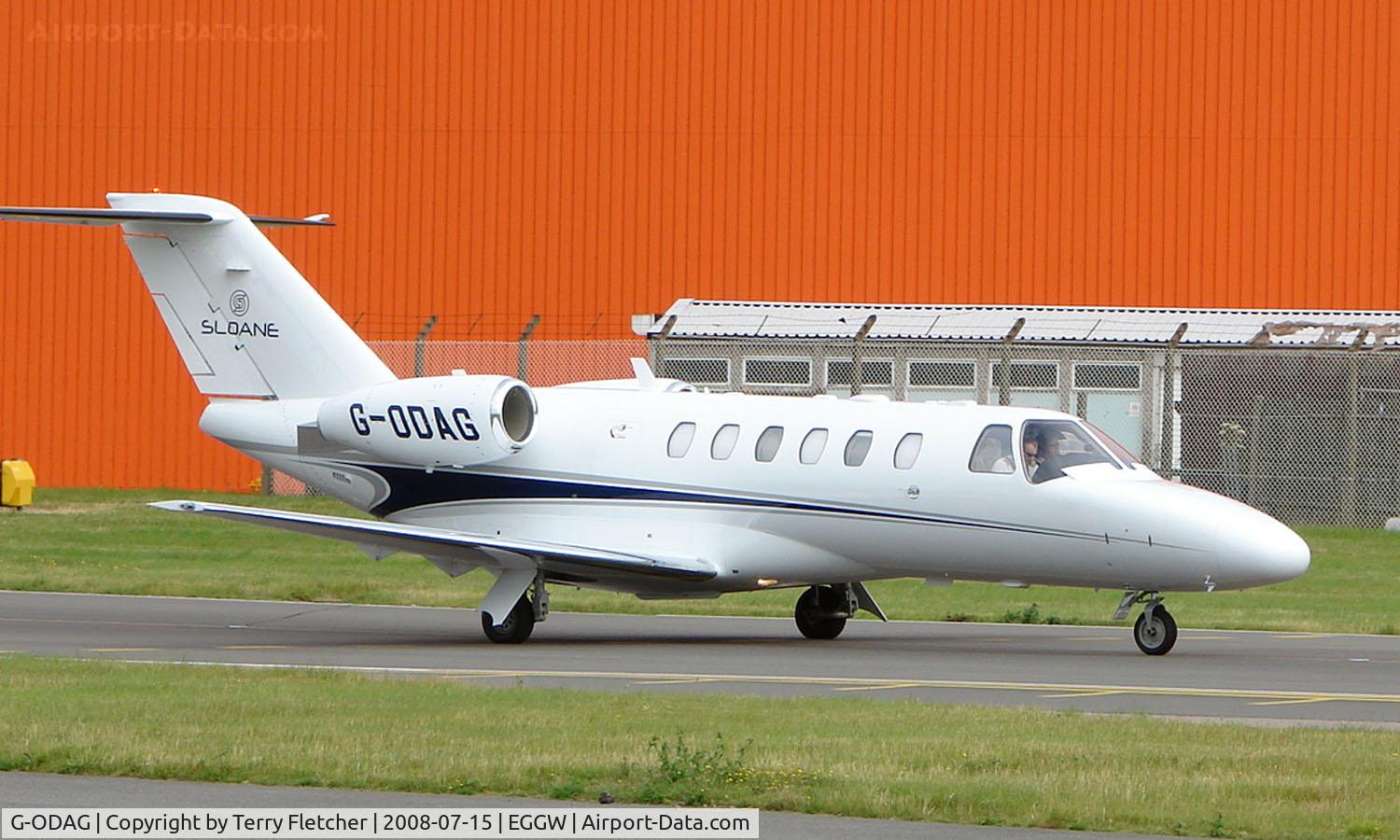 G-ODAG, 2008 Cessna 525A CitationJet CJ2+ C/N 525A-0397, Cessna 525A at Luton