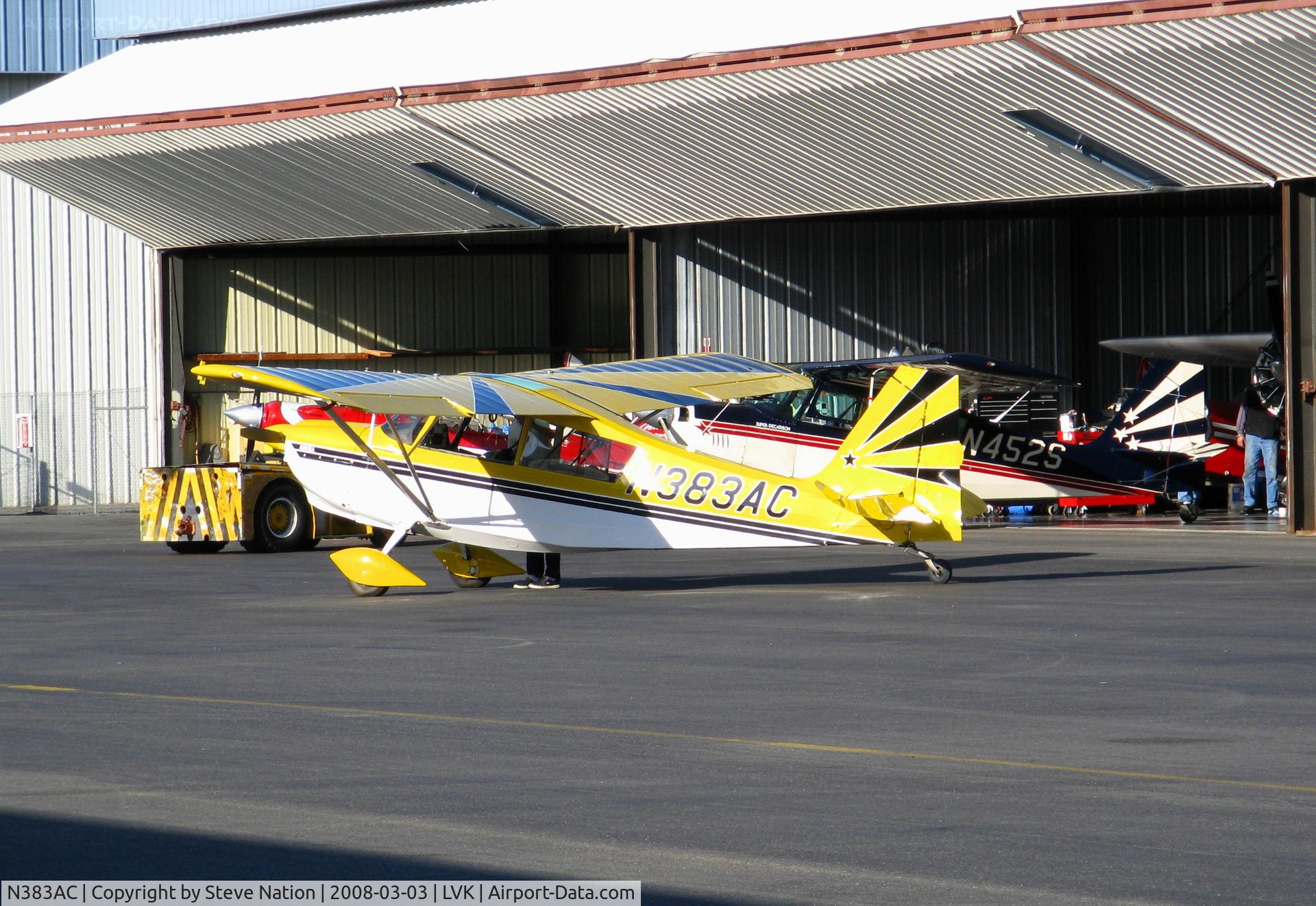 N383AC, 2001 American Champion 7ECA Citabria C/N 1383-2001, 2001 American Champion Aircraft 7ECA in the sun @ Livermore, CA