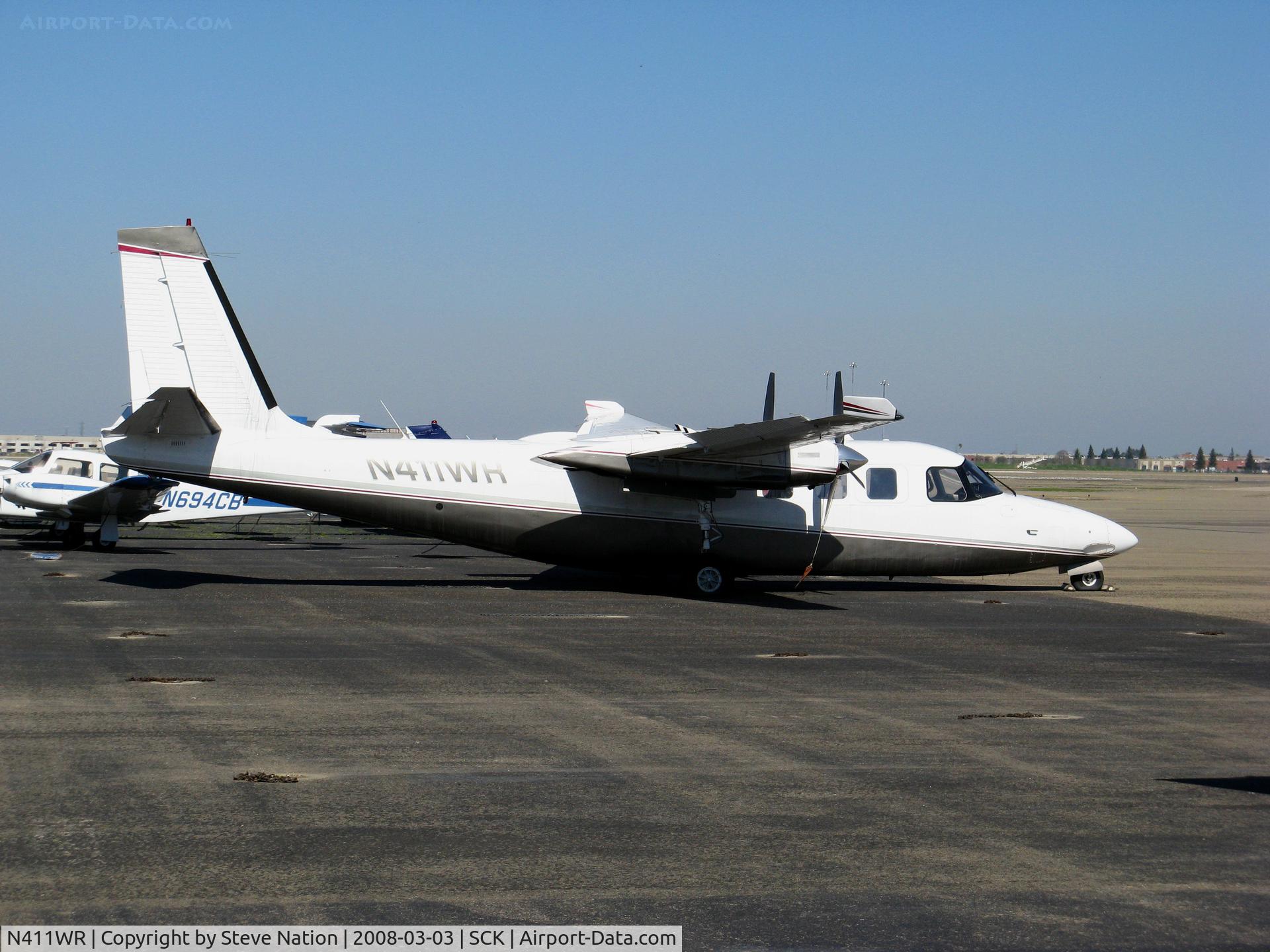 N411WR, Aero Commander 680FLP Commander C/N 1505-19, Aero Commander 680FLP @ Stockton, CA