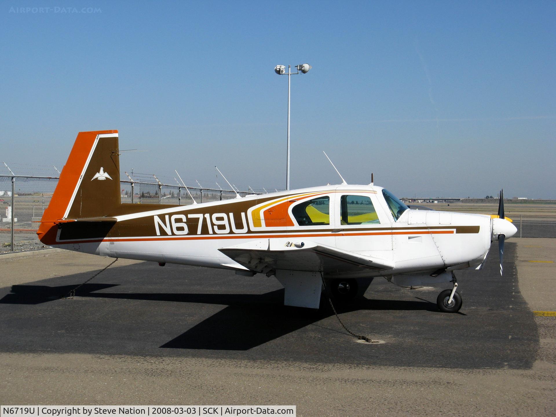 N6719U, 1963 Mooney M20C Ranger C/N 2451, 1963 Mooney M20C @ Stockton, CA