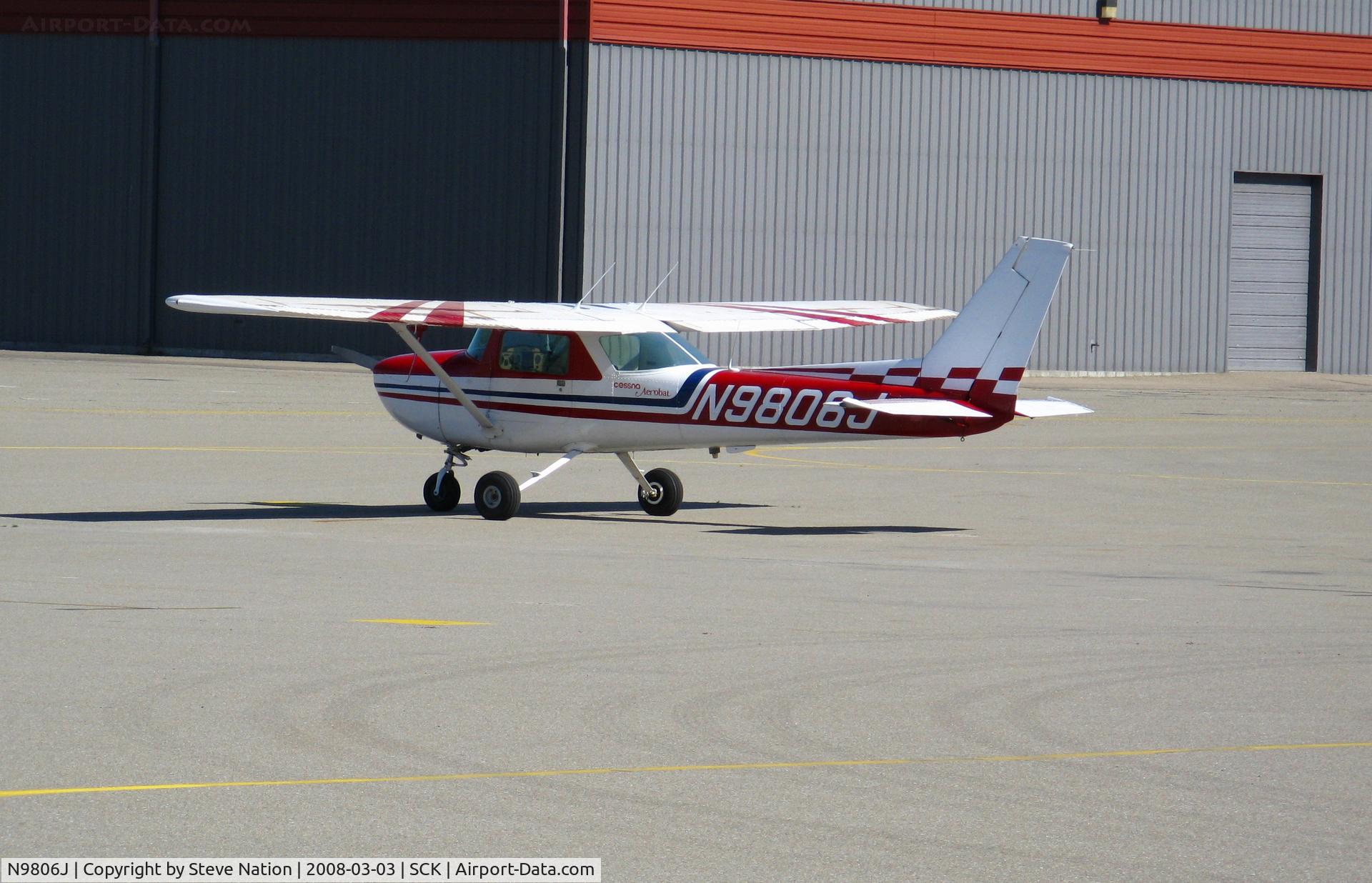 N9806J, 1975 Cessna A150M Aerobat C/N A1500615, 1975 Cessna A150M @ Stockton, CA