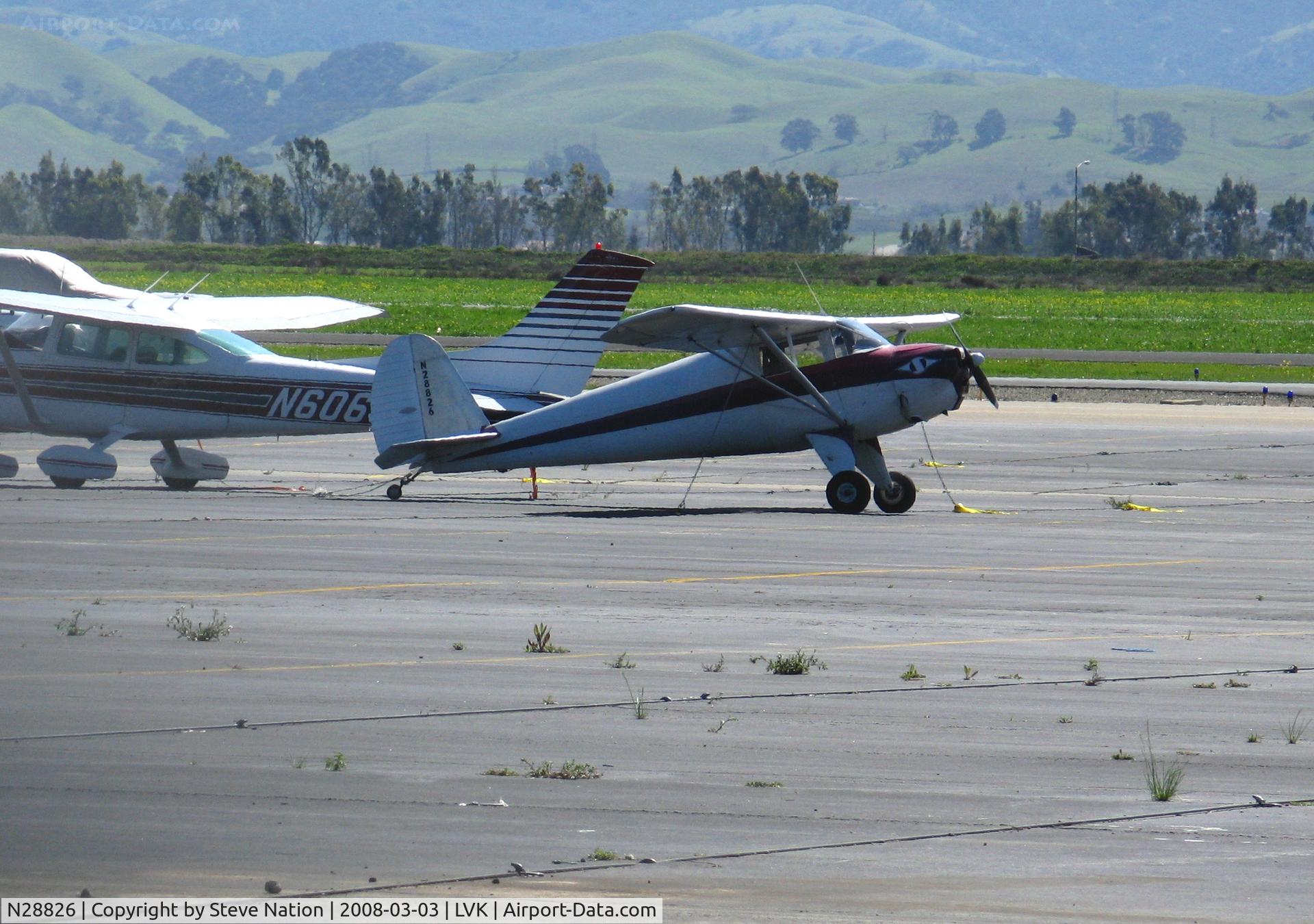 N28826, 1940 Luscombe 8A C/N 1568, 1940 Luscombe 8A @ Livermore, CA