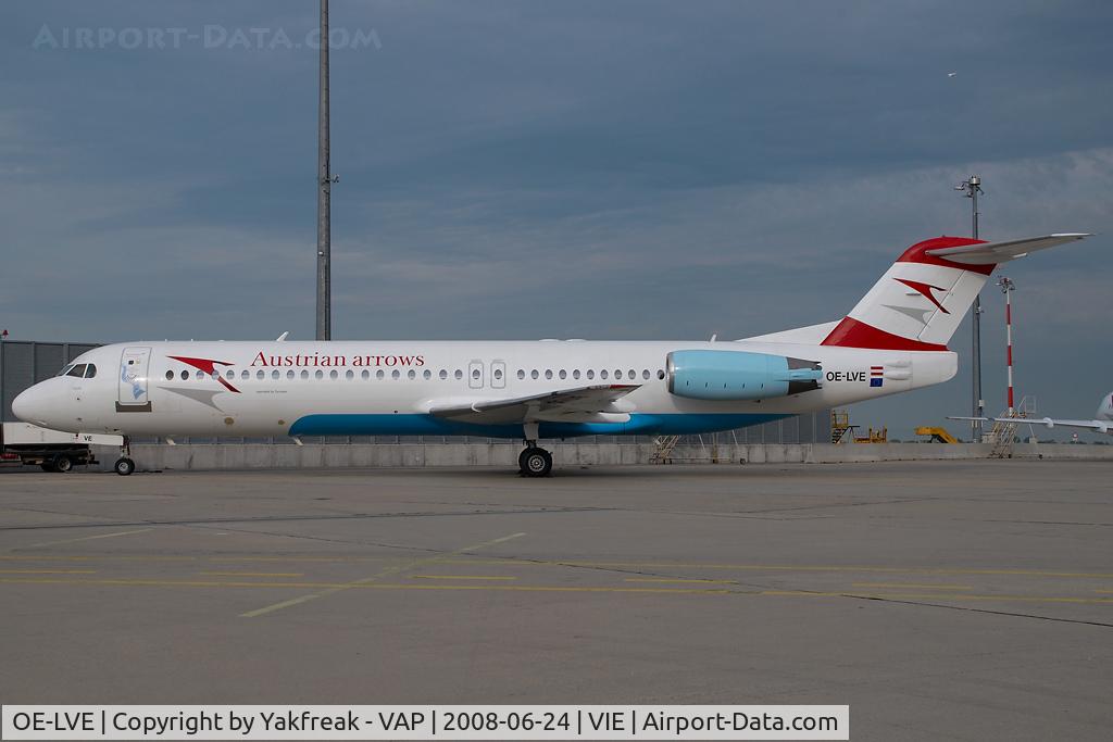 OE-LVE, 1994 Fokker 100 (F-28-0100) C/N 11499, Austrian Arrows Fokker 100