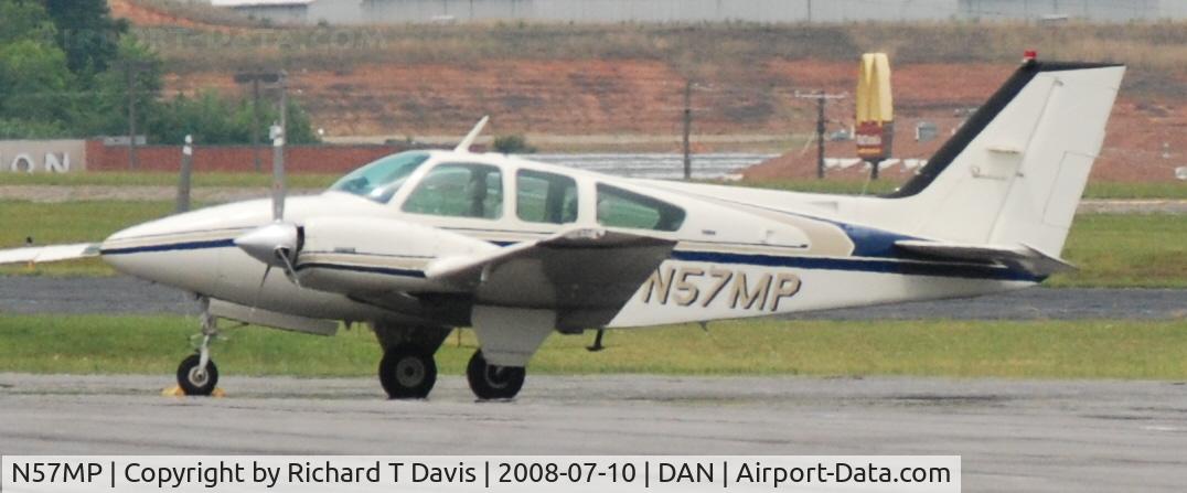 N57MP, 1973 Beech 95-B55 (T42A) Baron C/N TC-1631, 1973 Beech 95-B55 in Danville Va.
