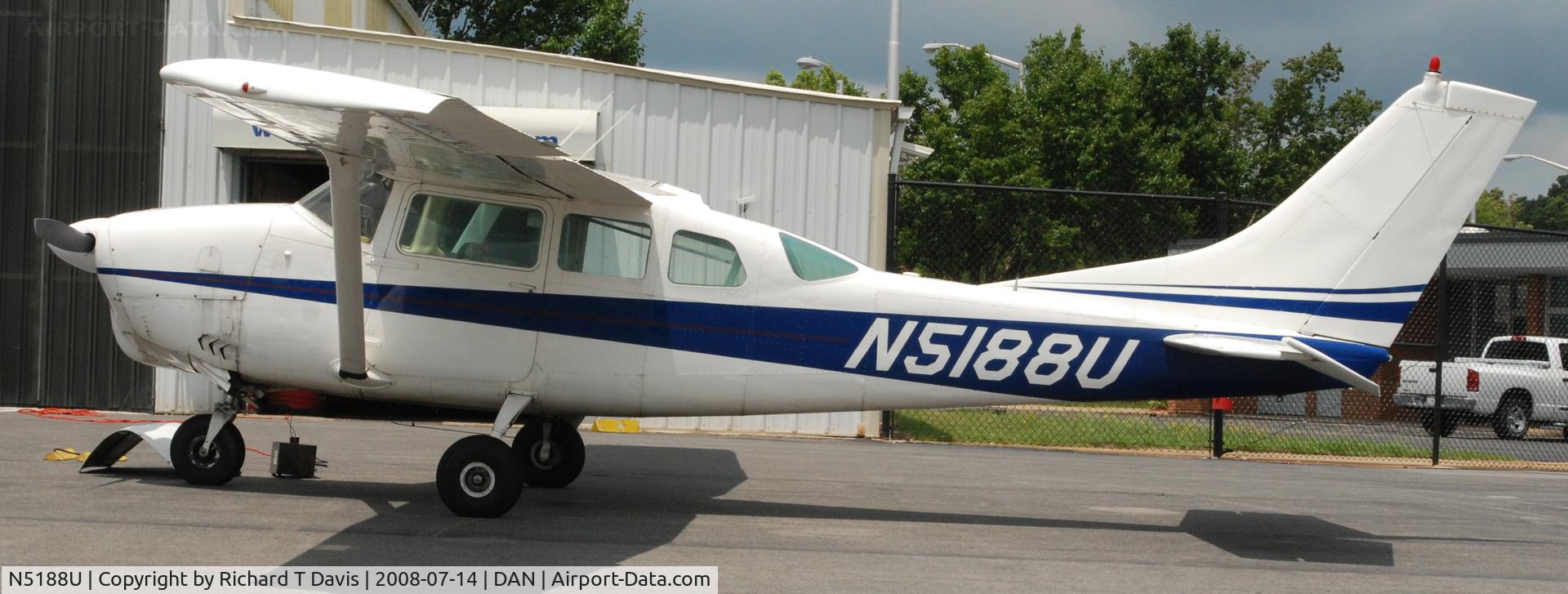 N5188U, 1964 Cessna 206 Super Skywagon C/N 206-0188, 1964 Cessna 206 in Danville Va.