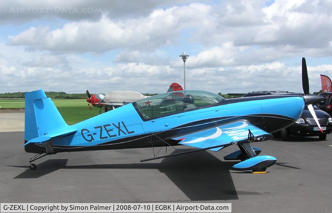 G-ZEXL, 2006 Extra EA-300L C/N 1225, Extra 300 getting ready for Farnborough
