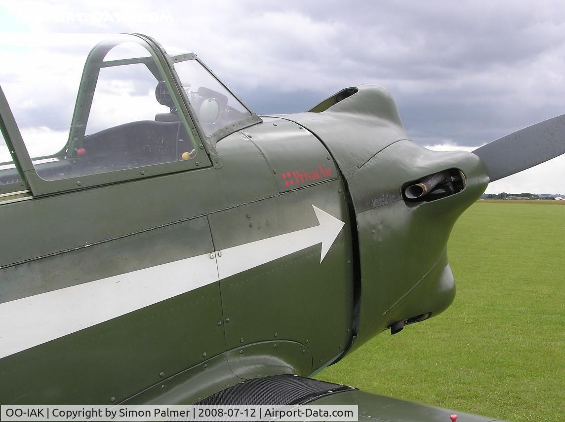 OO-IAK, 1956 Yakovlev Yak-18 C/N 1332019, Chinese-built Yak at Fowlmere