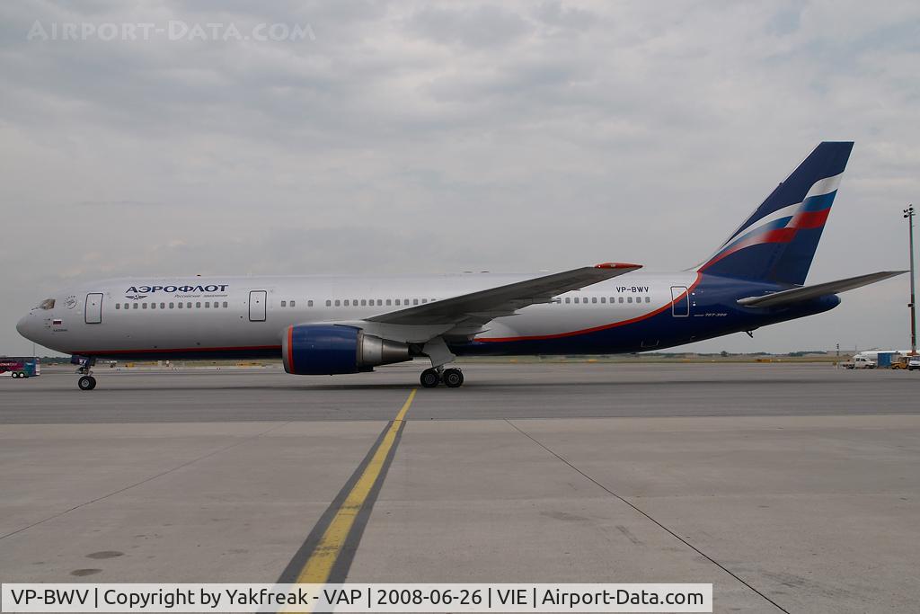 VP-BWV, 1991 Boeing 767-3T7/ER C/N 25117, Aeroflot Boeing 767-300