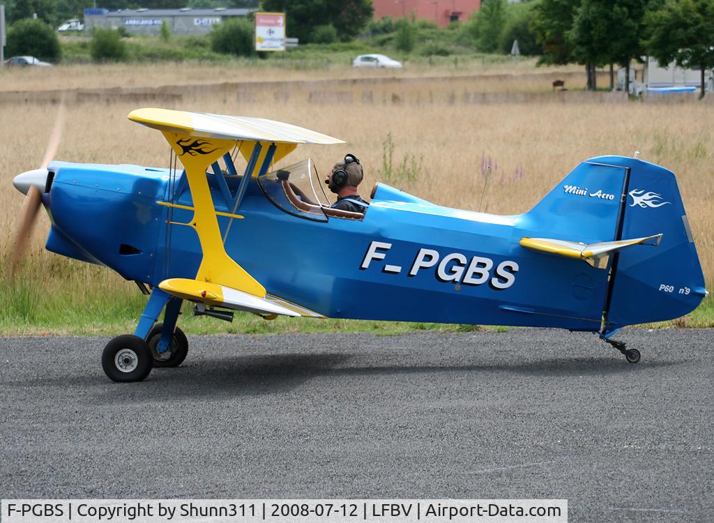 F-PGBS, Pottier P-60A Mini Acro C/N 09, Departing for a light flight...