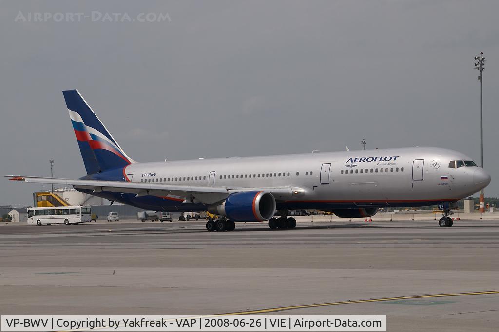 VP-BWV, 1991 Boeing 767-3T7/ER C/N 25117, Aeroflot Boeing 767-300