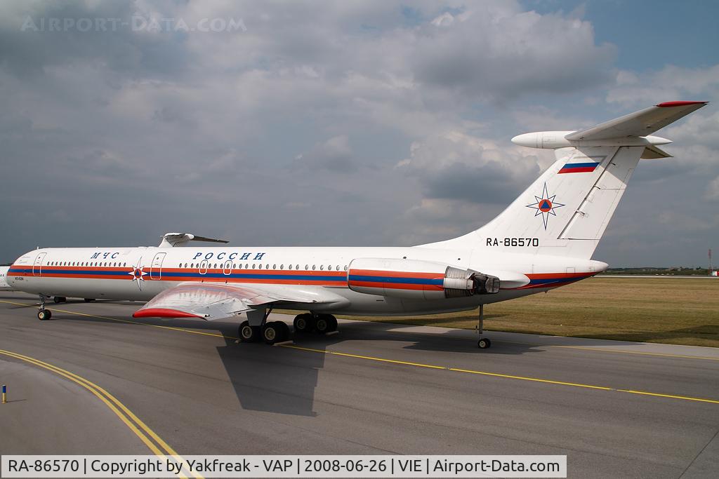 RA-86570, 1996 Ilyushin Il-62M C/N 1356344, Gkus Rossii Iljuschin 62