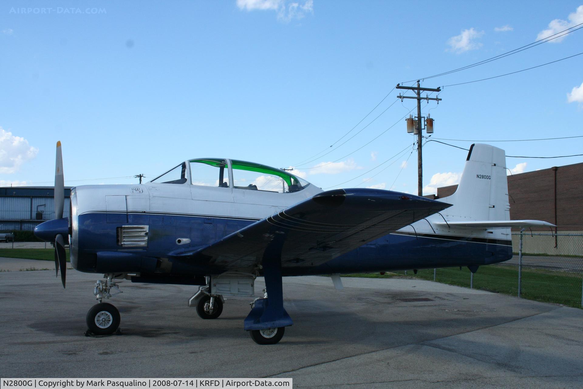 N2800G, 1951 North American T-28A Trojan C/N 174-222, North American T-28D