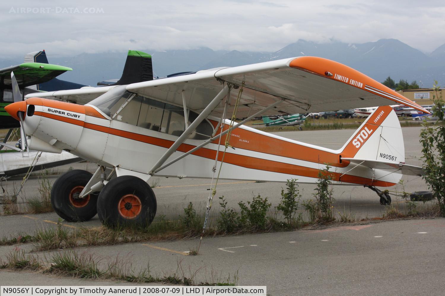 N9056Y, 1980 Wag-Aero Super CUBy C/N 0001, General Aviation parking area at Anchorage