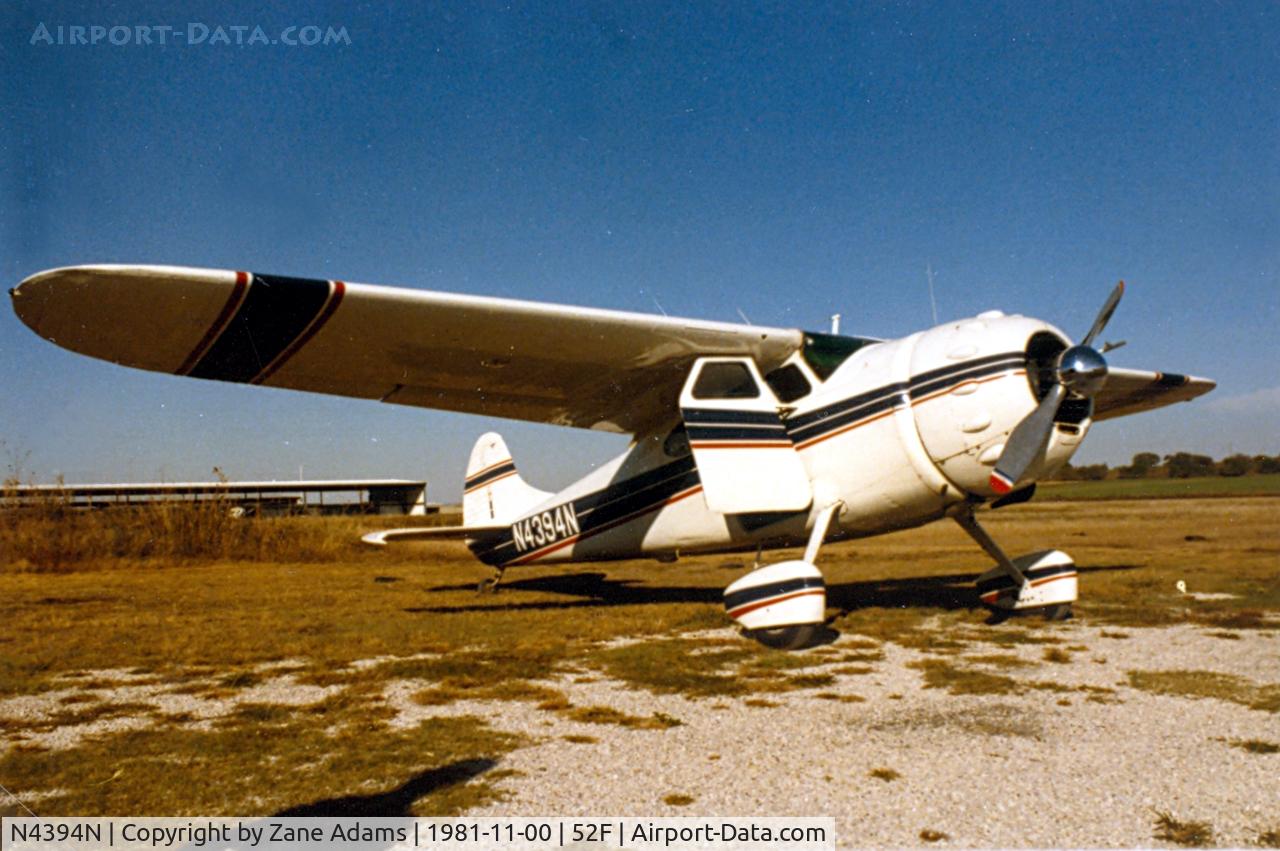 N4394N, 1947 Cessna 195 C/N 7011, At Aero Valley (Northwest Regional)