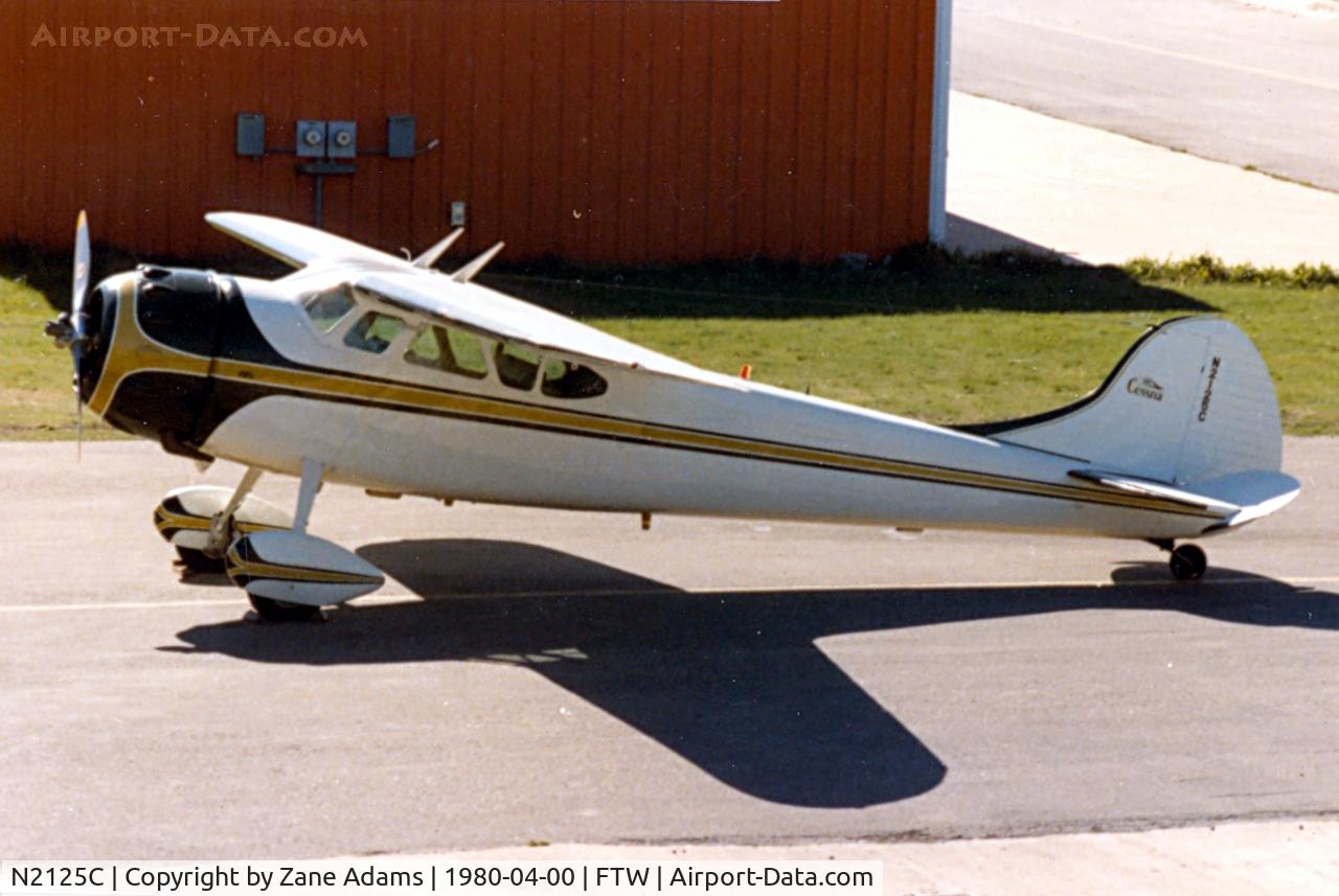 N2125C, 1953 Cessna 195B Businessliner C/N 16110, At Meacham Field