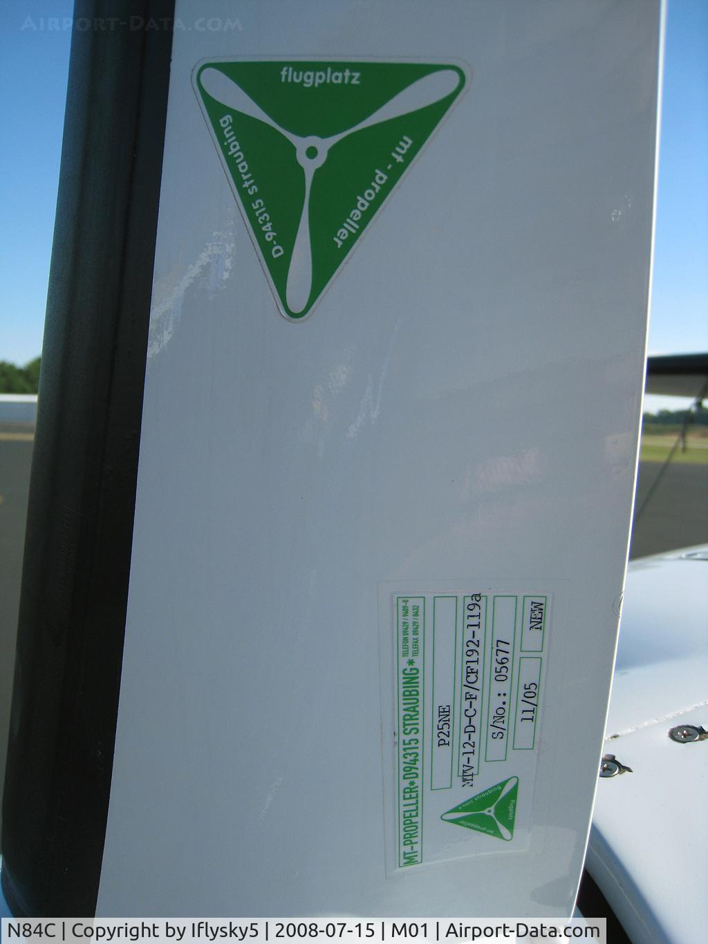 N84C, 1973 Cessna T337G Turbo Super Skymaster C/N P3370115, N84C CESSNA T337G blade study