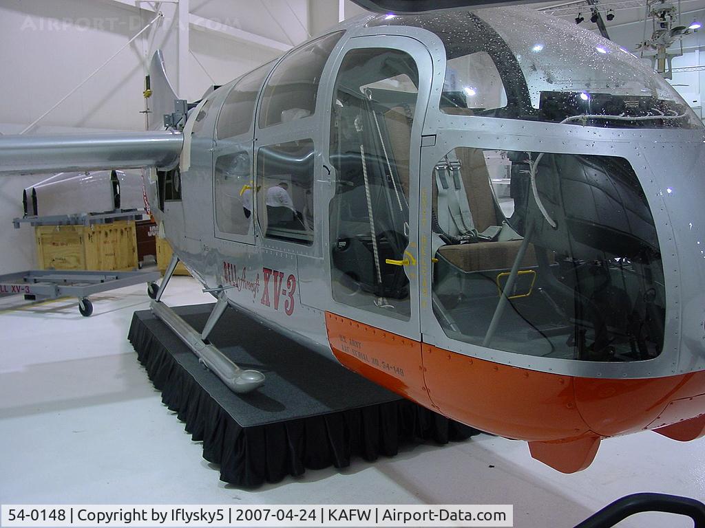 54-0148, 1954 Bell XV-3A C/N 2, USAAF XV-3 BELL 200 front quarter study