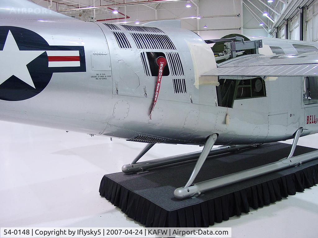 54-0148, 1954 Bell XV-3A C/N 2, USAAF XV-3 BELL 200 engine necelle, housing a big radial beast!
