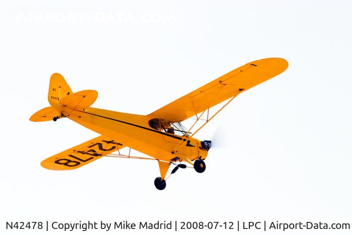 N42478, 1945 Piper J3C-65 Cub C/N 14747, Taken at Piper Cub Fly-in Lompoc Calif 2008