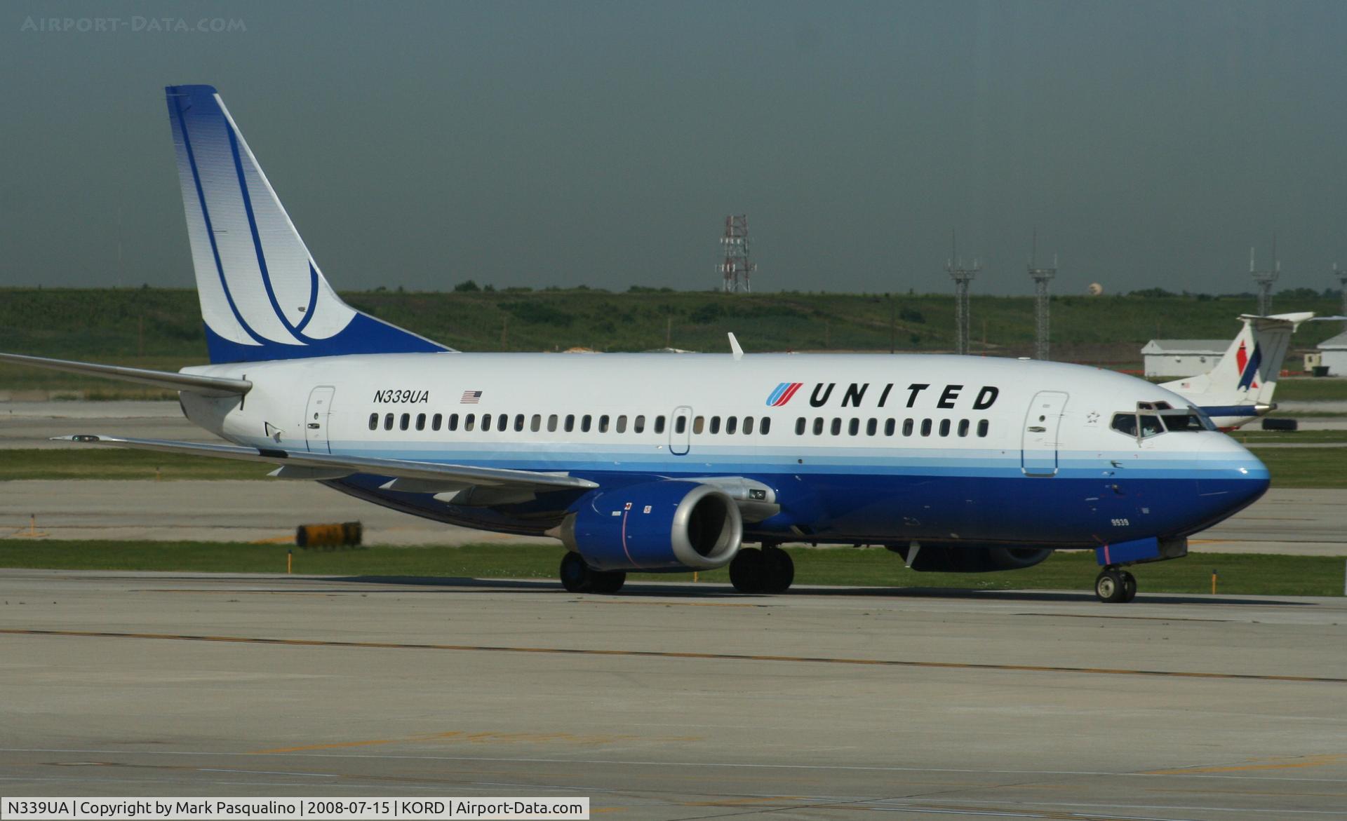 N339UA, 1988 Boeing 737-322 C/N 24243, Boeing 737-300