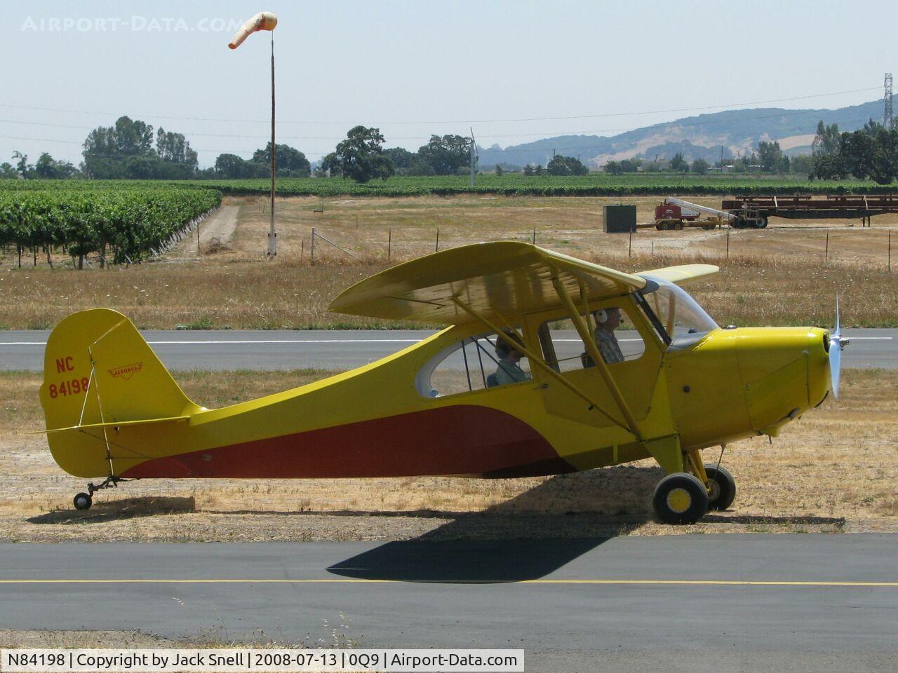 N84198, 1946 Aeronca 7AC Champion C/N 7AC-2886, Taken at the Sonoma Skypark airport