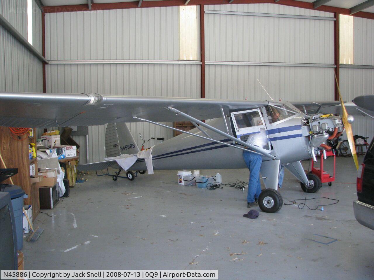 N45886, 1946 Luscombe 8A C/N 2413, Taken at the Sonoma Skypark airport