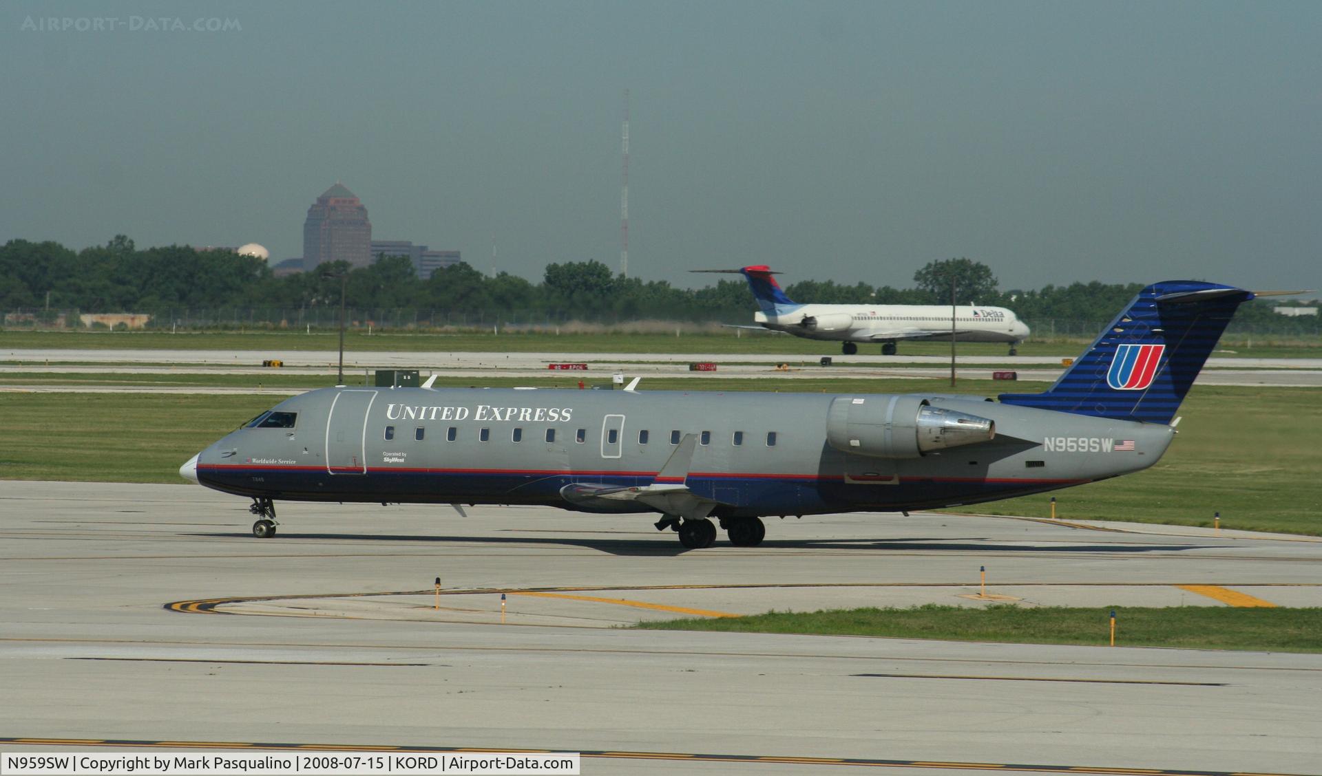 N959SW, 2003 Canadair CL-600-2B19 Regional Jet CRJ-200LR C/N 7840, CL-600-2B19